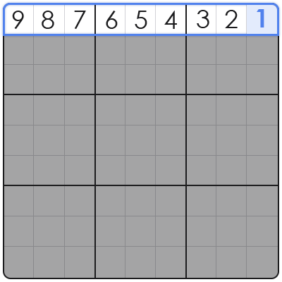 how to fill sudoku